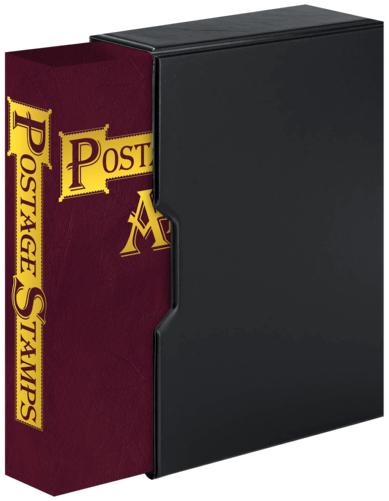 Postage Stamps Single Designer Binder Album Set with Black Vinyl Slipcase